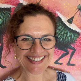 Close up profile photo of psychology senior lecturer Susan Abel