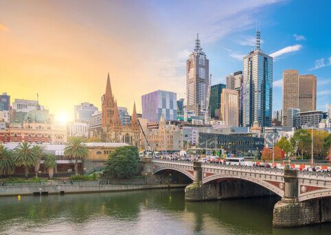 Melbourne city view - information night mobile image