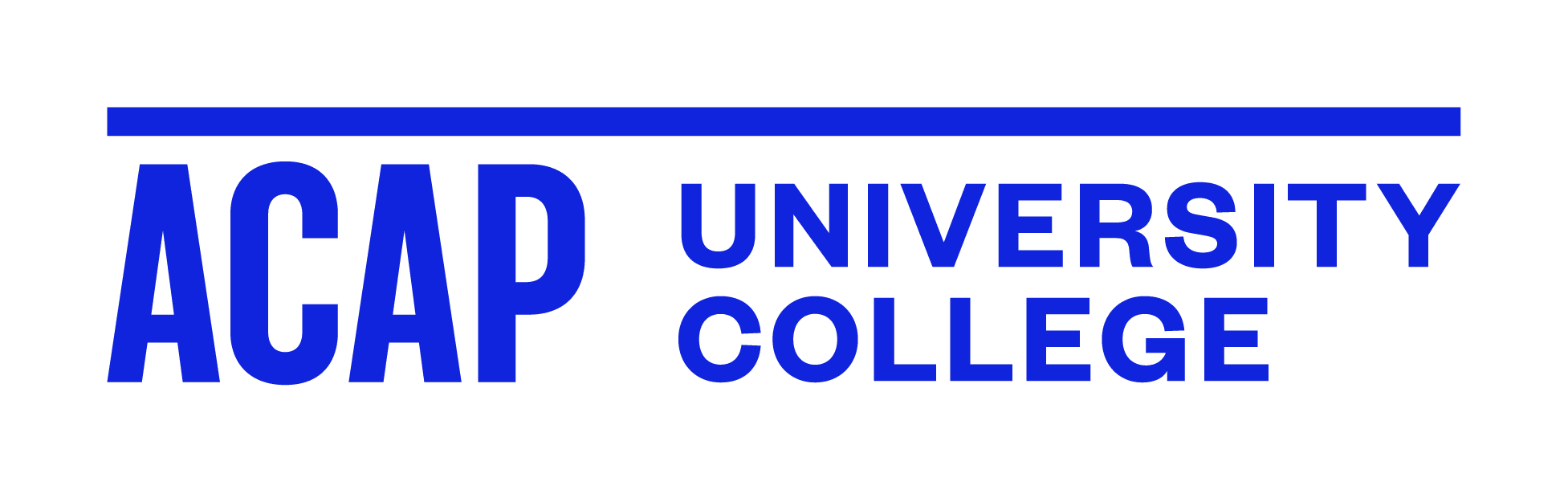 ACAP logo. Text reads: ACAP University College